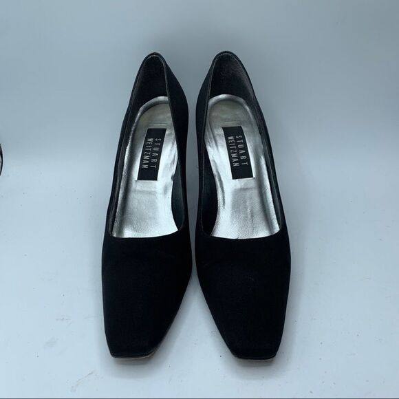 Stuart Weitzman Scarlet Black Pumps - Picture 4 of 11